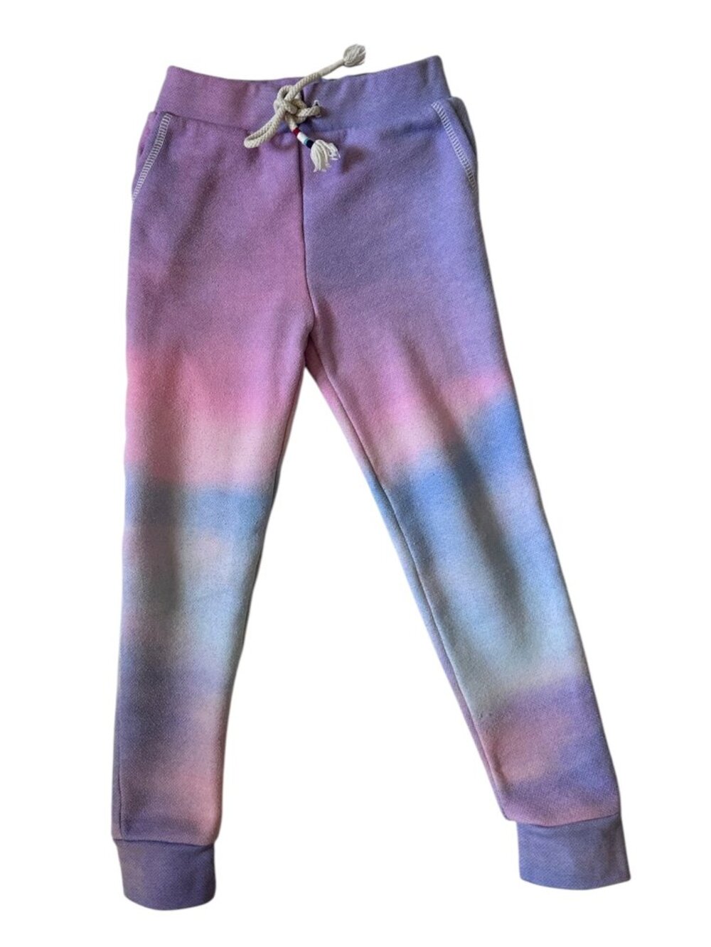 Sol Angeles Pastel Rainbow Tie-Dye Joggers Size 4T